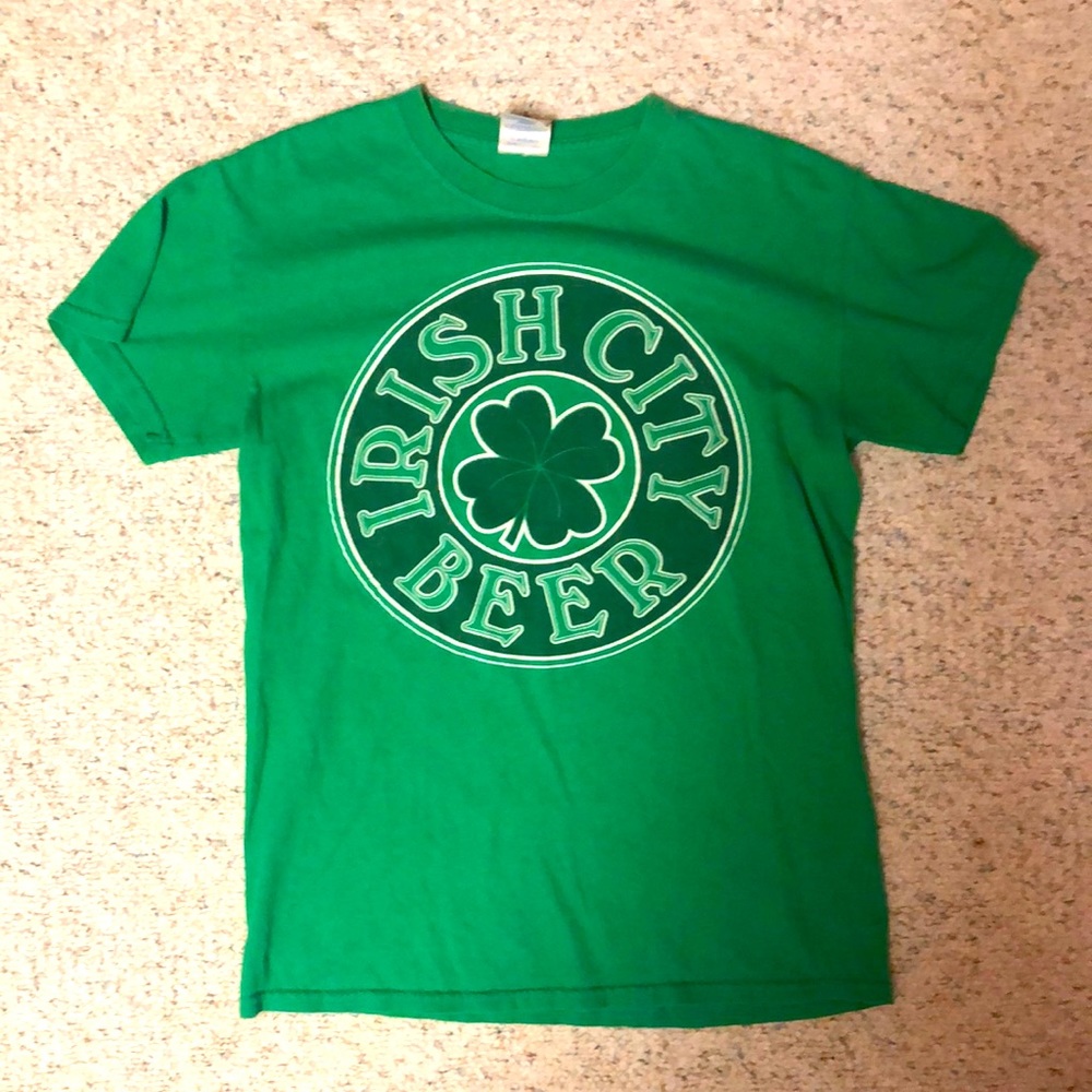 IRON CITY BEER PITTSBURGH ST PATTYS DAY UNISEX TEE SHIRT PITTSBURGH IRISH